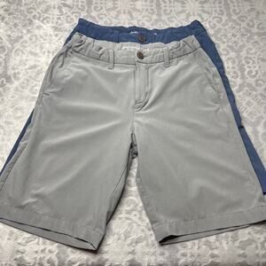 abercrombie kids Navy Gray Uniform Shorts 13/14 Set of 2